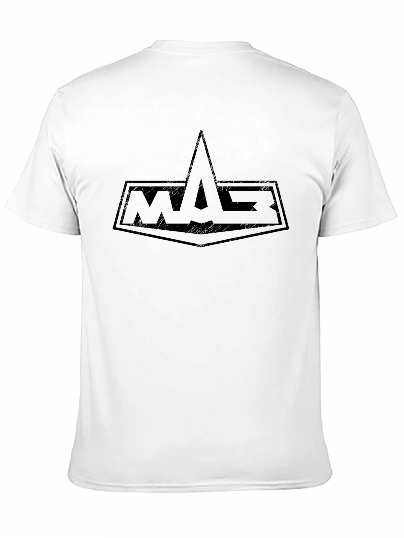 Black MAZ Graphic T-Shirt for Men