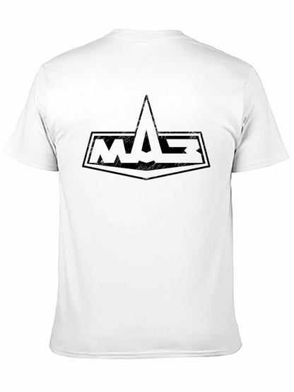 Black MAZ Graphic T-Shirt for Men