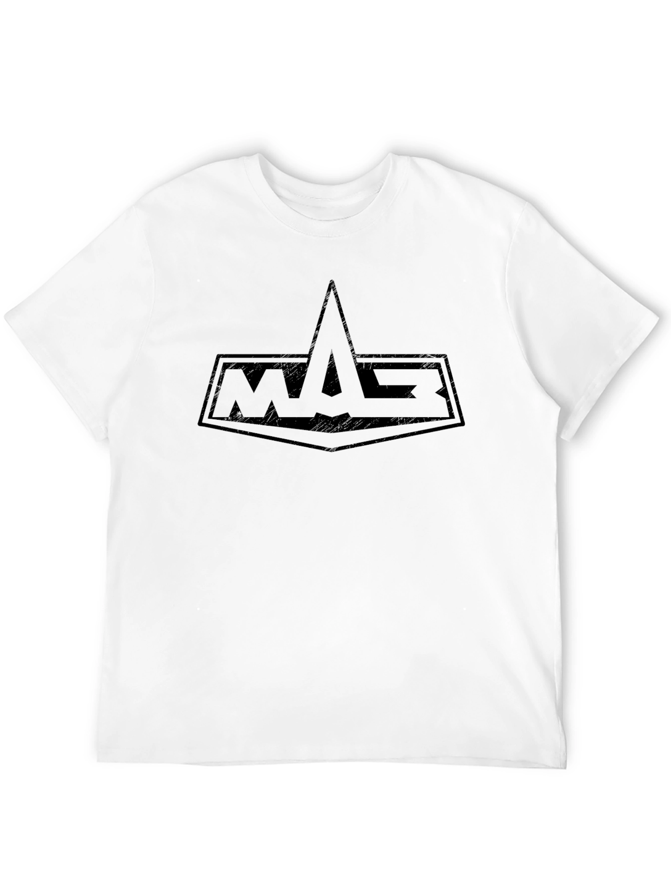 Black MAZ Graphic T-Shirt for Men
