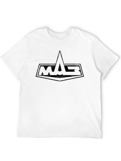 Black MAZ Graphic T-Shirt for Men