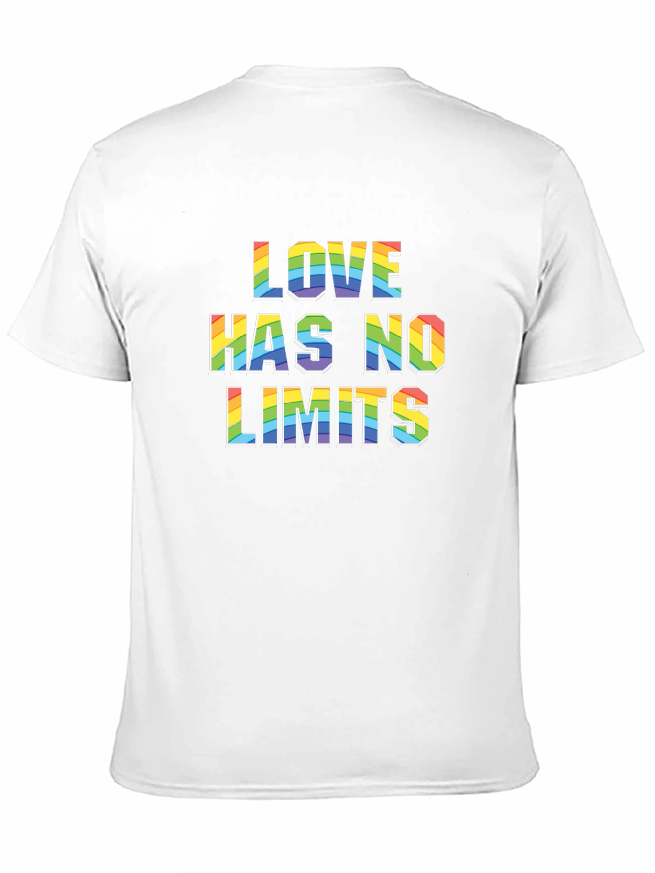 Love Has No Limits Rainbow Graphic T-Shirt