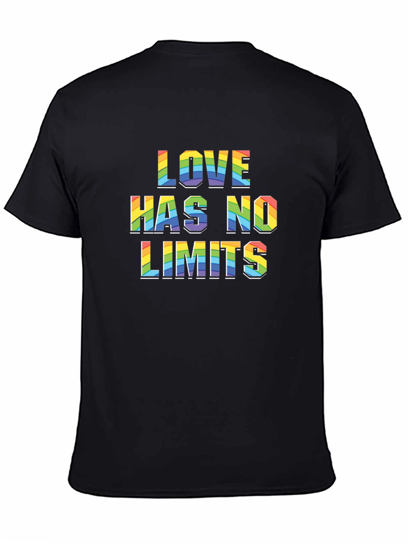 Love Has No Limits Rainbow Graphic T-Shirt