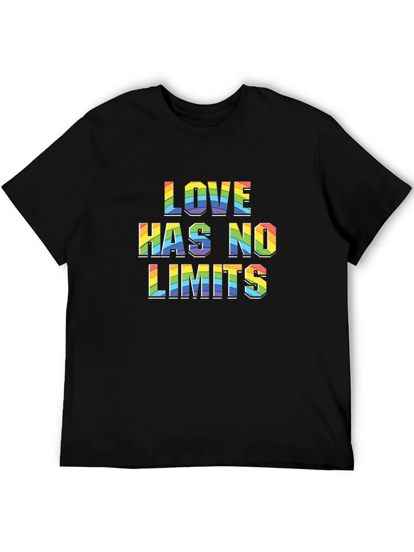 Love Has No Limits Rainbow Graphic T-Shirt