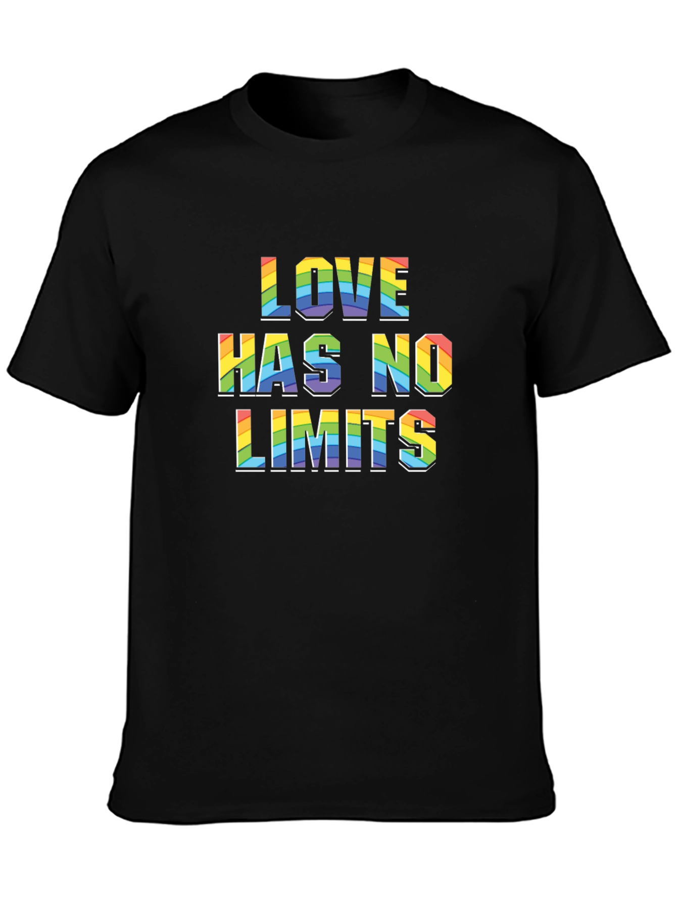 Love Has No Limits Rainbow Graphic T-Shirt