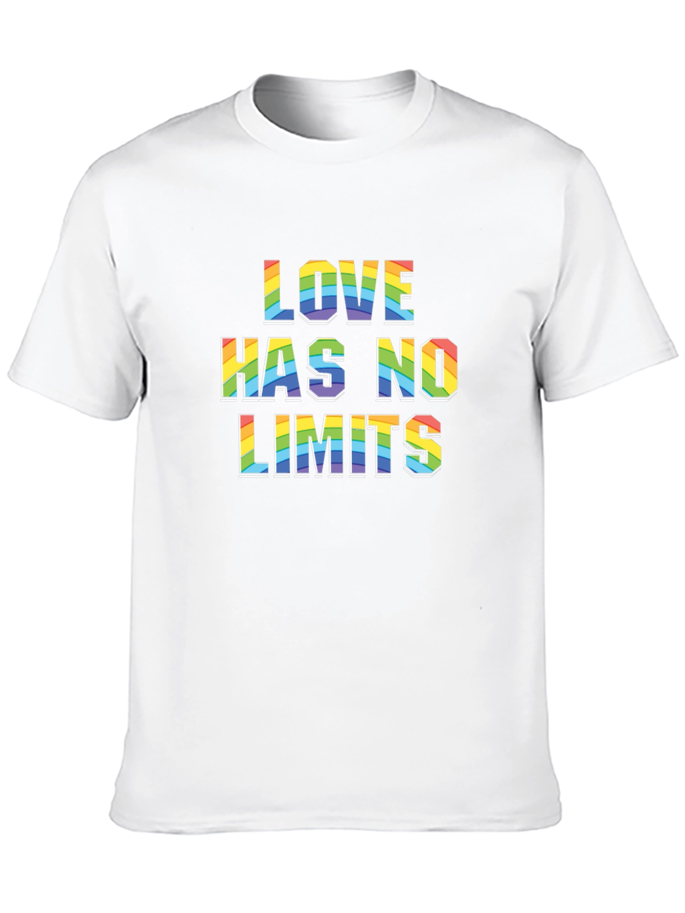 Love Has No Limits Rainbow Graphic T-Shirt