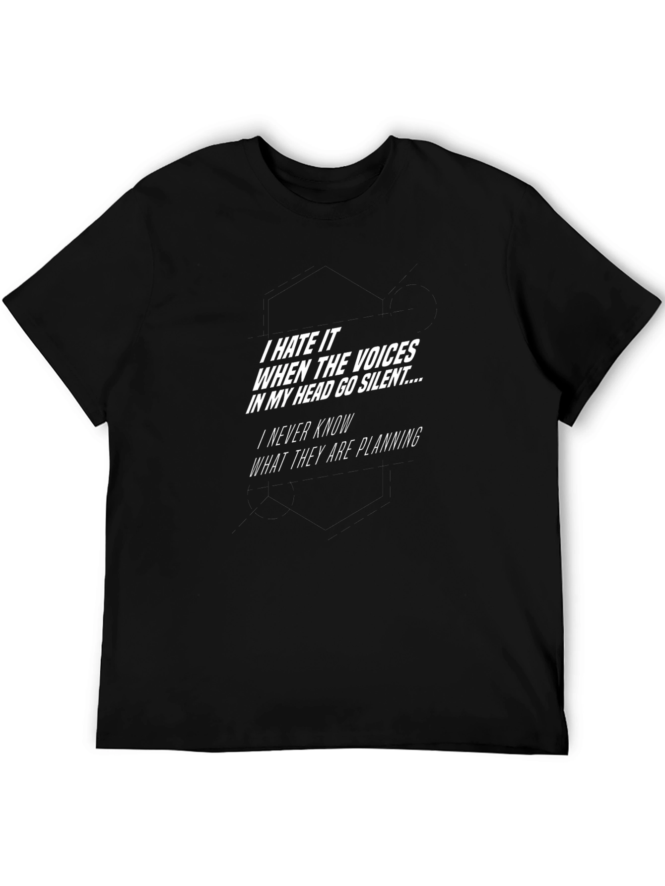 Humorous Graphic Tee - Silent Voices Planning