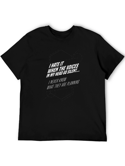 Humorous Graphic Tee - Silent Voices Planning