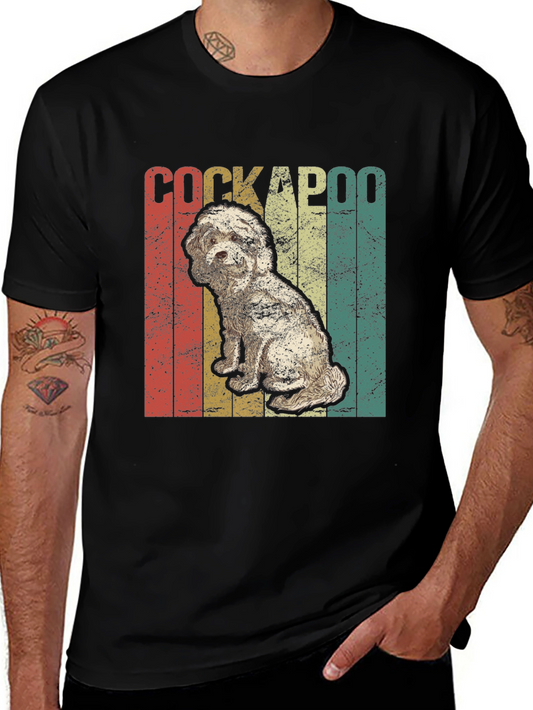 Cockapoo Dog Vintage Style T-Shirt
