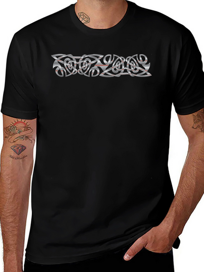 Celtic Knot Graphic T-Shirt - Classic Black Tee