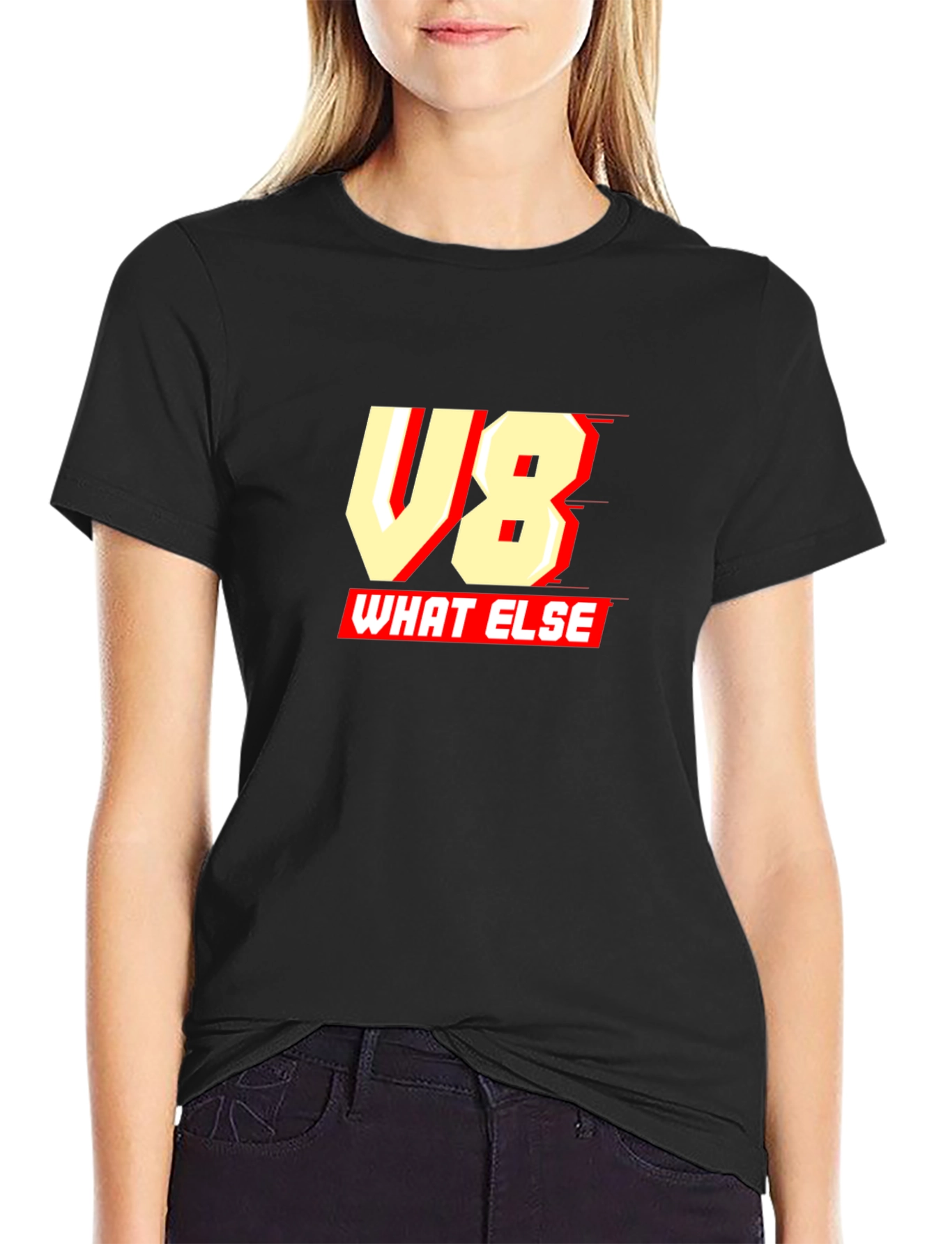 V8 What Else Graphic Tee - Black T-Shirt
