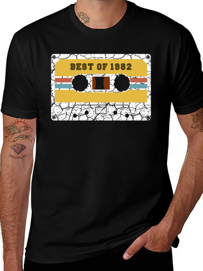 Best of 1982 Cassette Tape Graphic T-Shirt