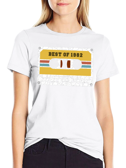 Best of 1982 Cassette Tape Graphic T-Shirt