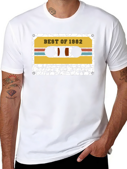 Best of 1982 Cassette Tape Graphic T-Shirt