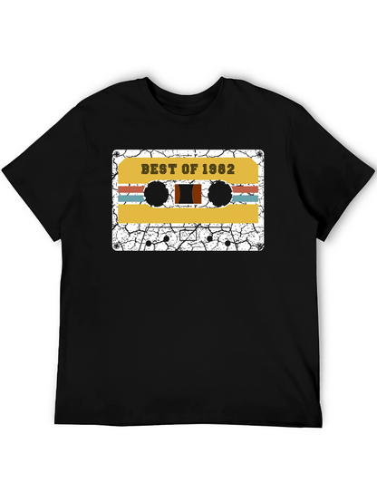 Best of 1982 Cassette Tape Graphic T-Shirt
