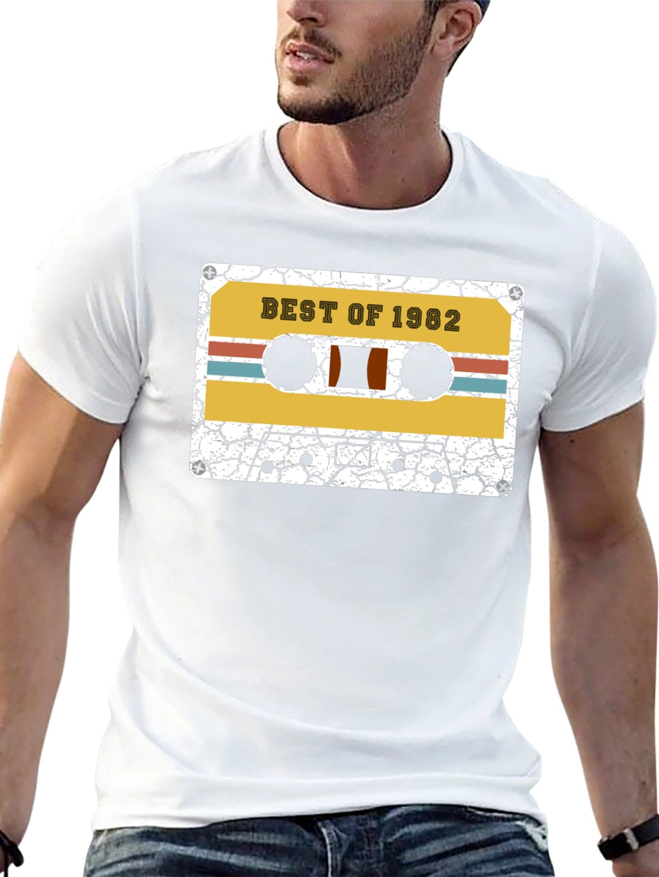 Best of 1982 Cassette Tape Graphic T-Shirt
