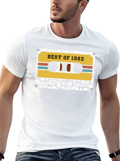 Best of 1982 Cassette Tape Graphic T-Shirt