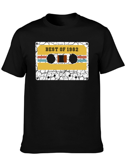 Best of 1982 Cassette Tape Graphic T-Shirt