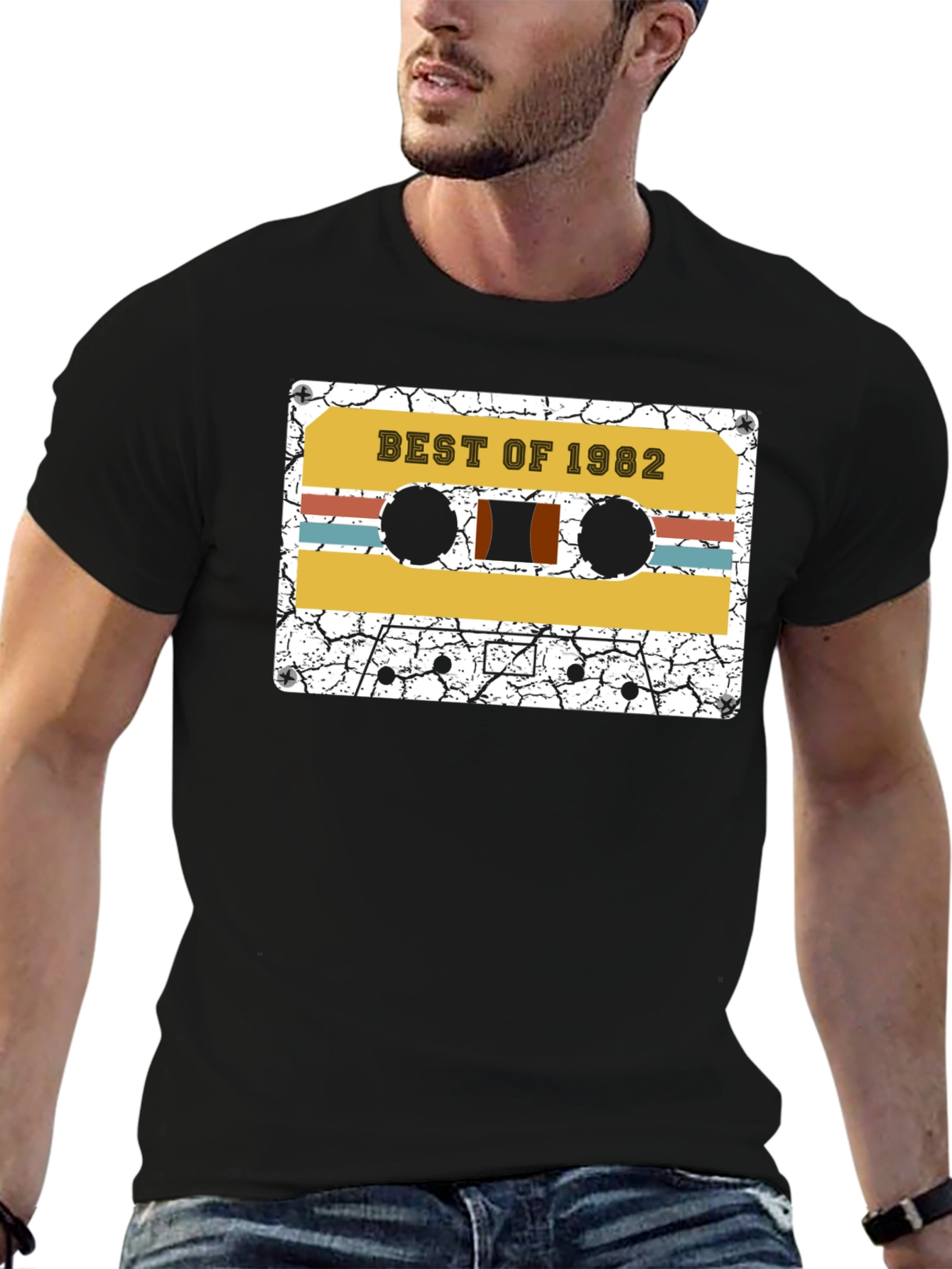 Best of 1982 Cassette Tape Graphic T-Shirt