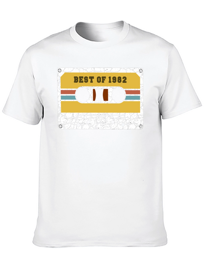Best of 1982 Cassette Tape Graphic T-Shirt