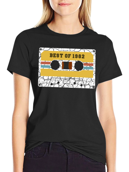 Best of 1982 Cassette Tape Graphic T-Shirt