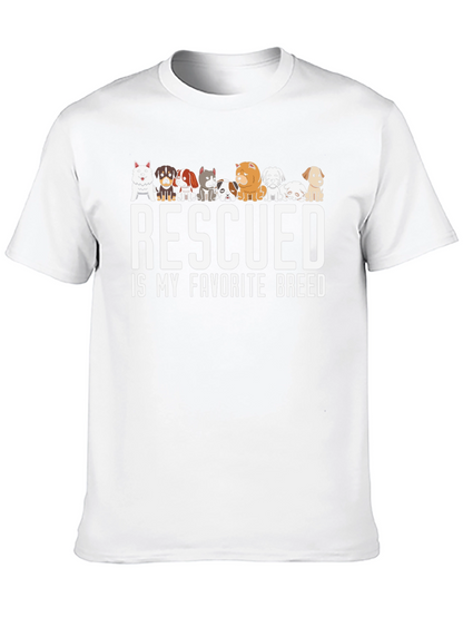 Rescued is My Favorite Breed T-Shirt