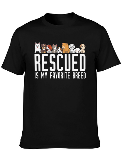 Rescued is My Favorite Breed T-Shirt