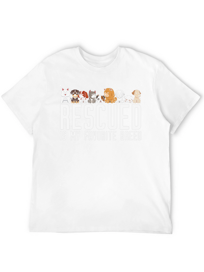 Rescued is My Favorite Breed T-Shirt