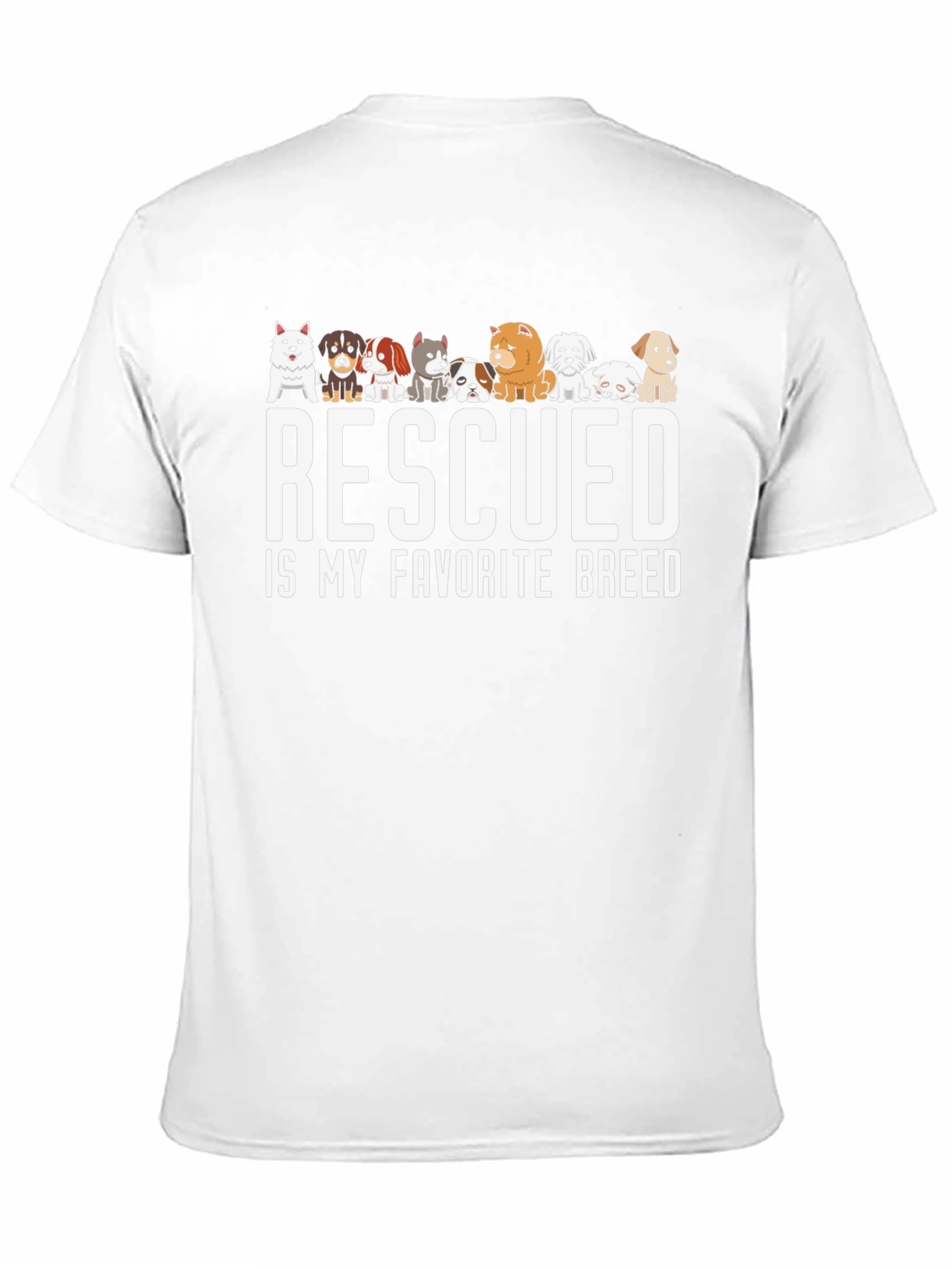 Rescued is My Favorite Breed T-Shirt