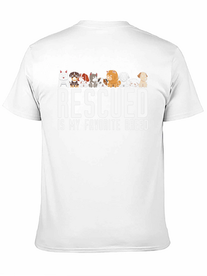 Rescued is My Favorite Breed T-Shirt