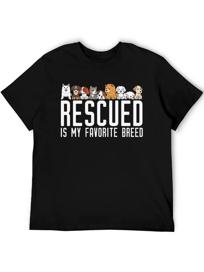 Rescued is My Favorite Breed T-Shirt