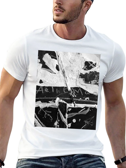 Abstract Art Black T-Shirt: Unique Graphic Tee