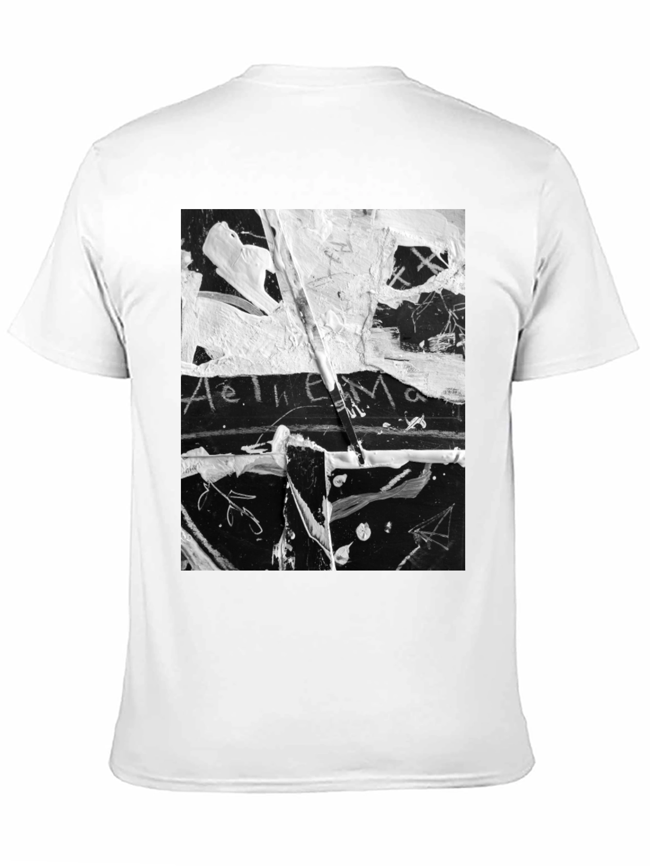 Abstract Art Black T-Shirt: Unique Graphic Tee
