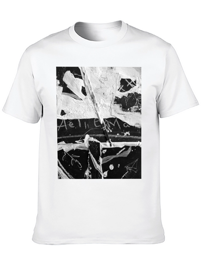 Abstract Art Black T-Shirt: Unique Graphic Tee