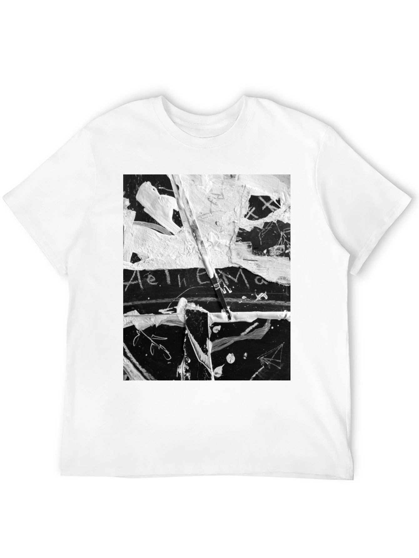 Abstract Art Black T-Shirt: Unique Graphic Tee
