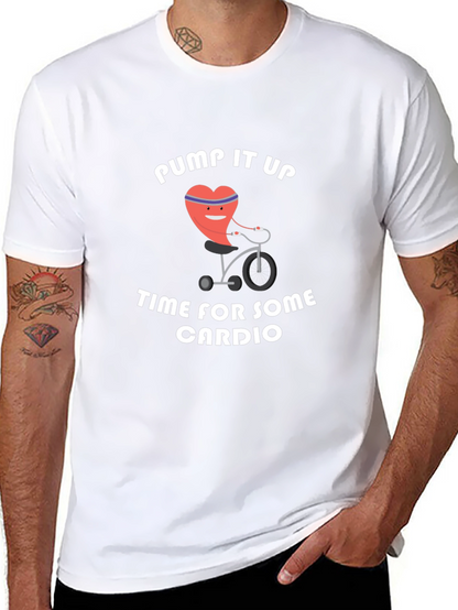 Pump It Up Cardio Workout Graphic T-Shirt