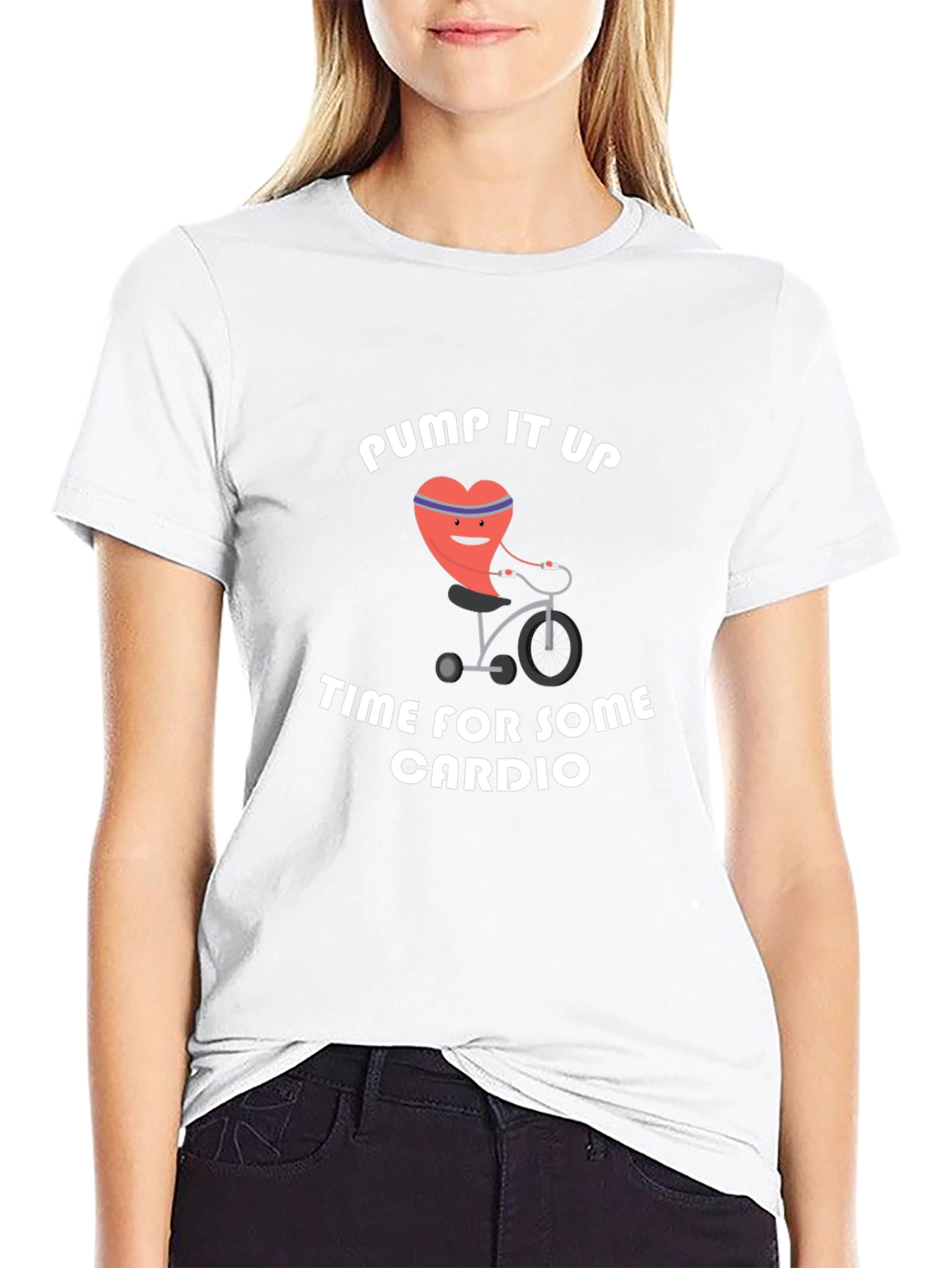 Pump It Up Cardio Workout Graphic T-Shirt