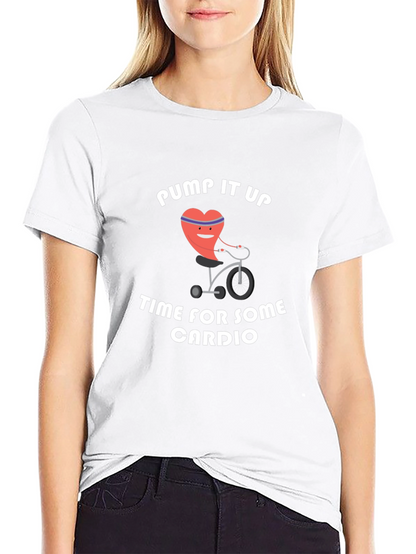 Pump It Up Cardio Workout Graphic T-Shirt