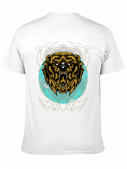 Grizzly Bear Graphic Tee - Mens Black T-Shirt