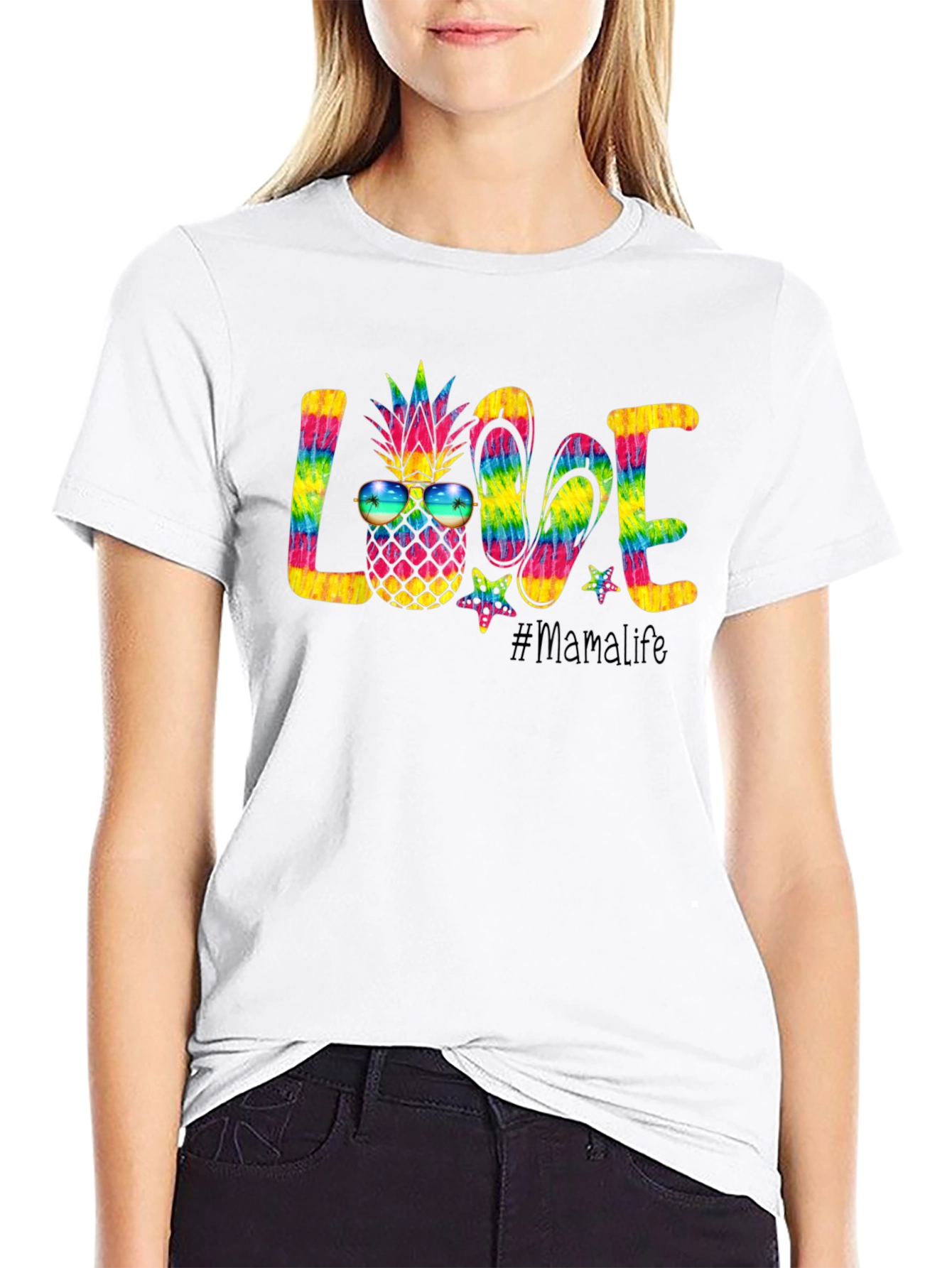 Mama Life Love Tie Dye T-Shirt