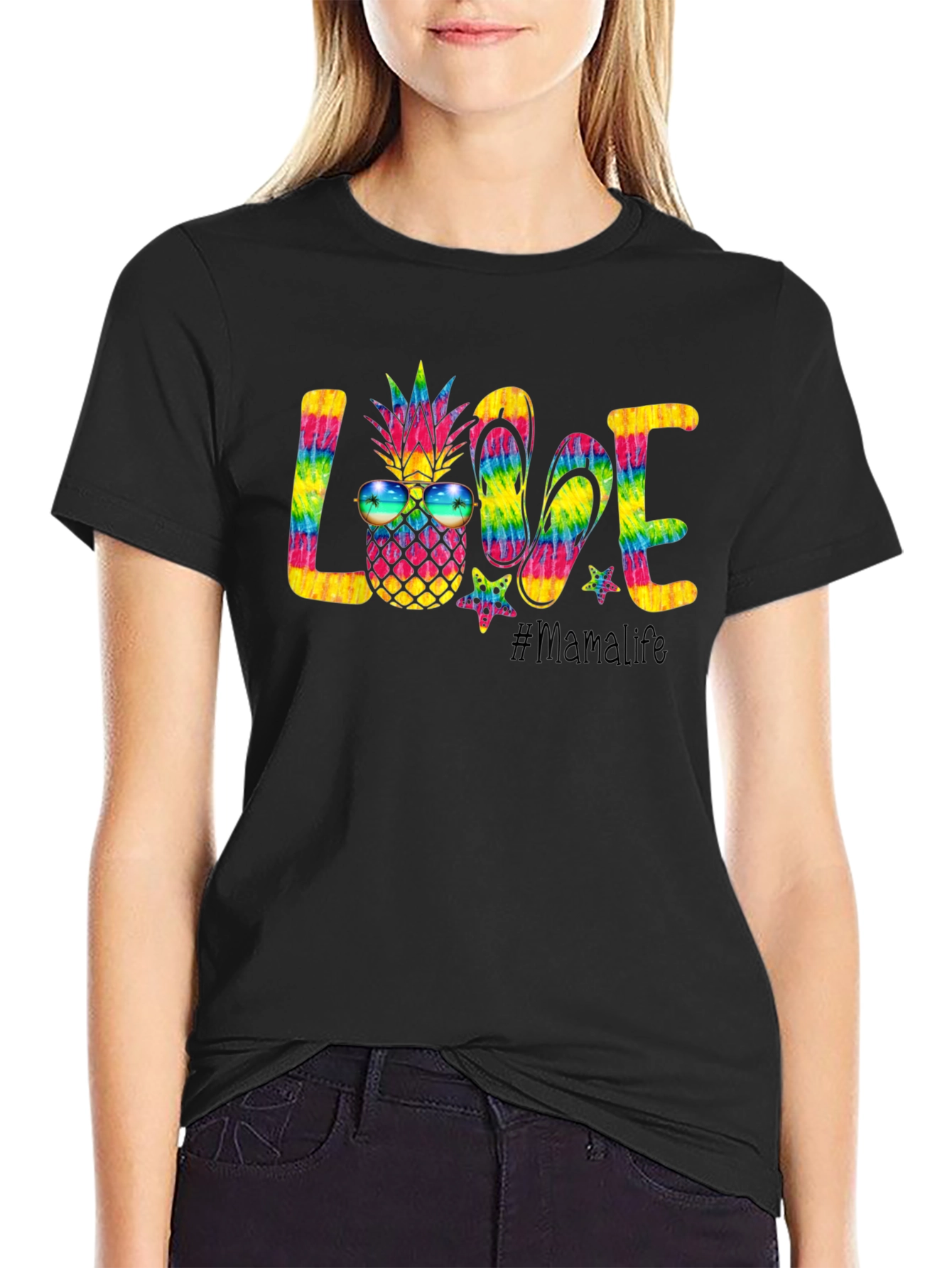 Mama Life Love Tie Dye T-Shirt