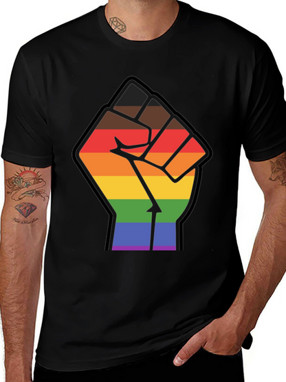 Pride Fist Black T-Shirt
