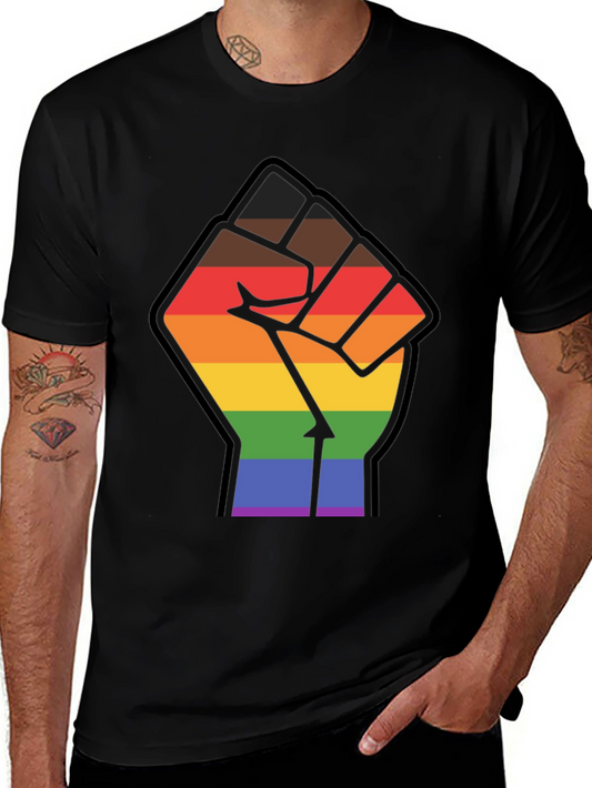 Pride Fist Black T-Shirt