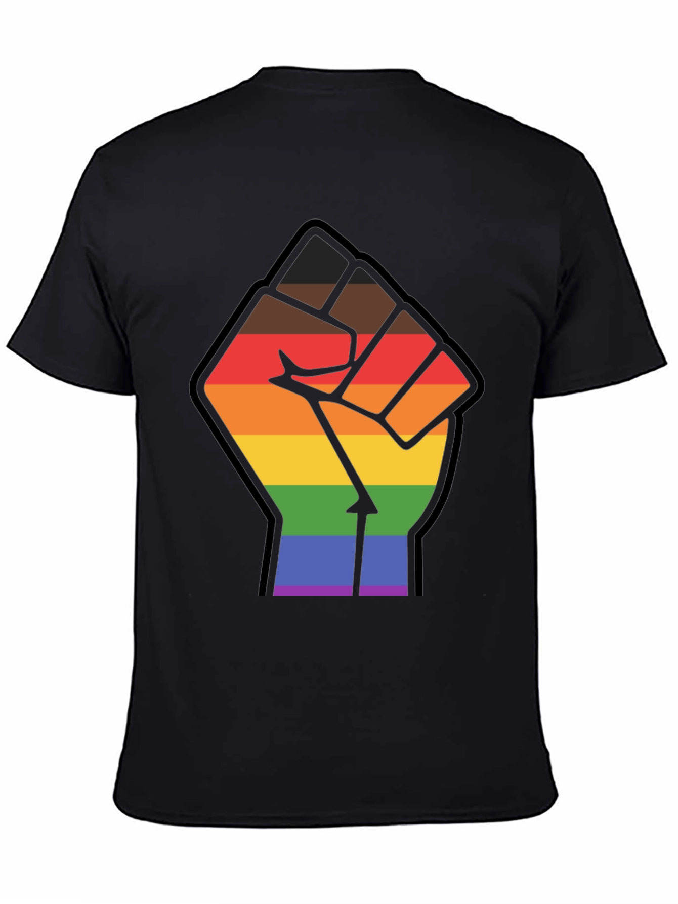 Pride Fist Black T-Shirt
