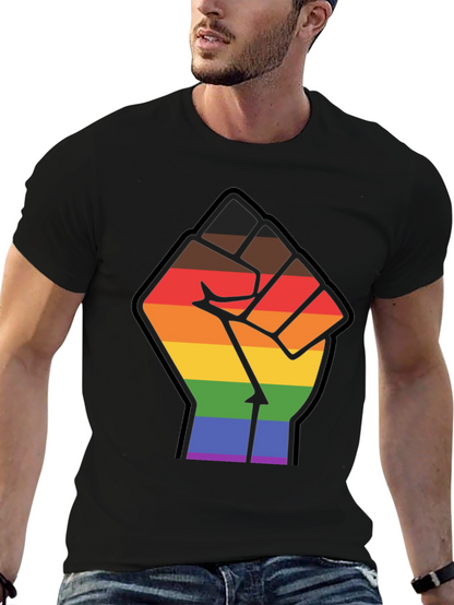 Pride Fist Black T-Shirt
