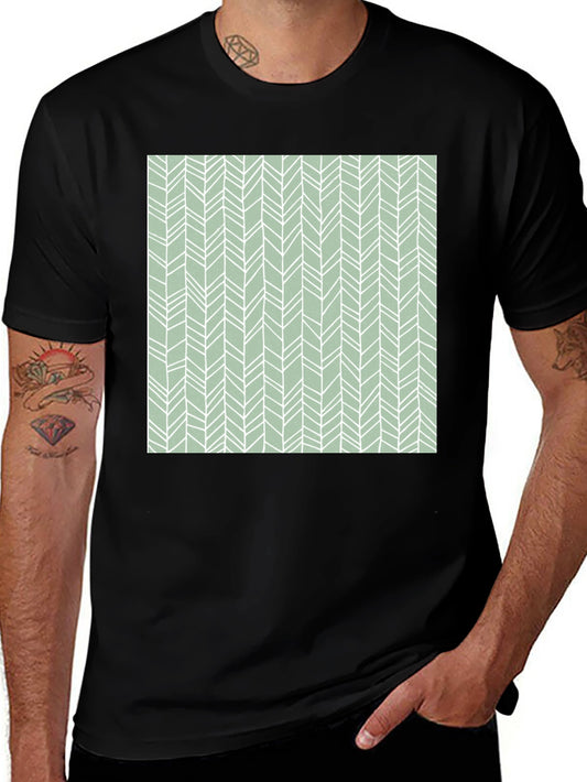 Patterned Graphic Tee - Casual Comfort