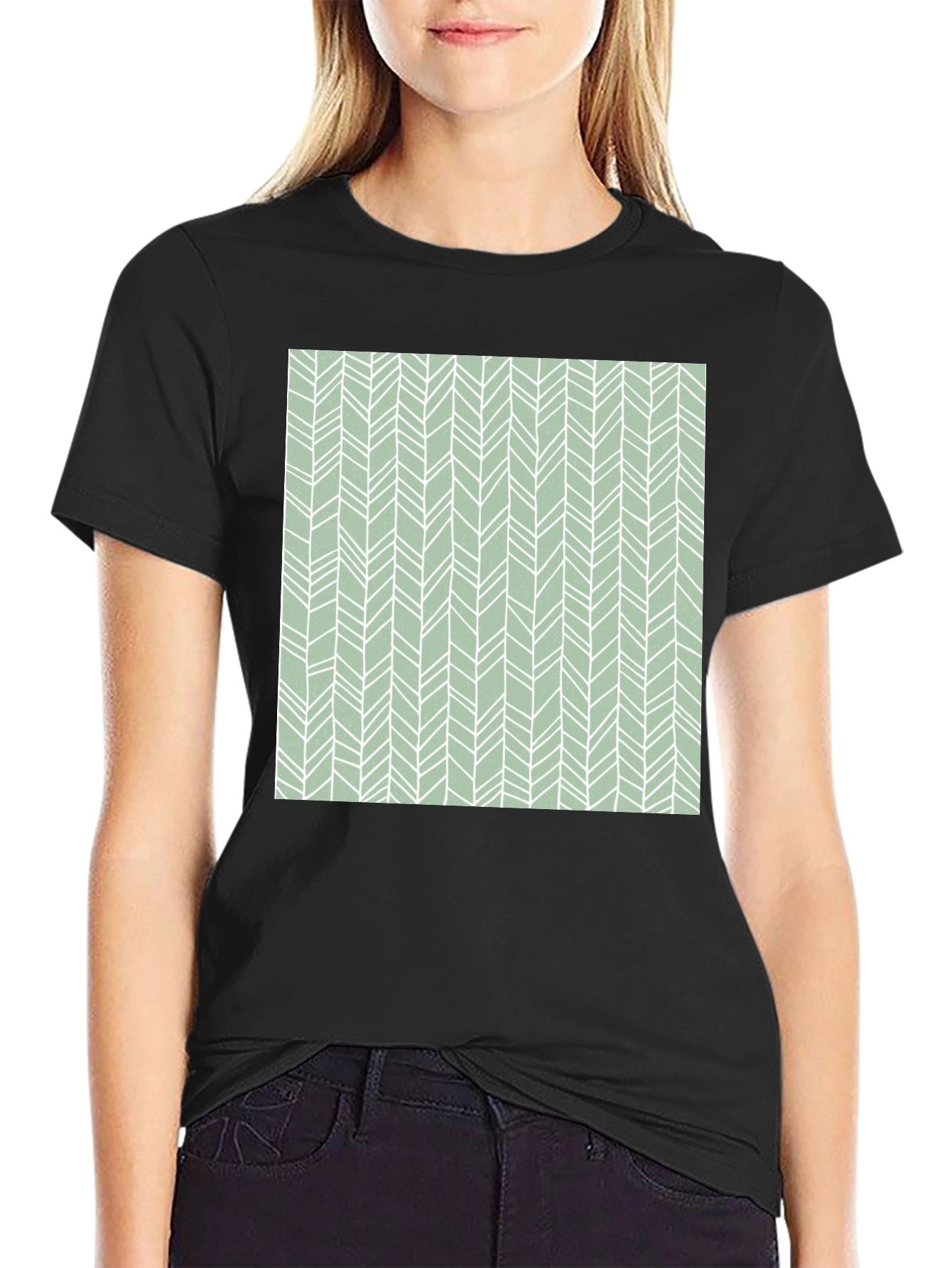 Patterned Graphic Tee - Casual Comfort