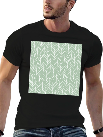 Patterned Graphic Tee - Casual Comfort