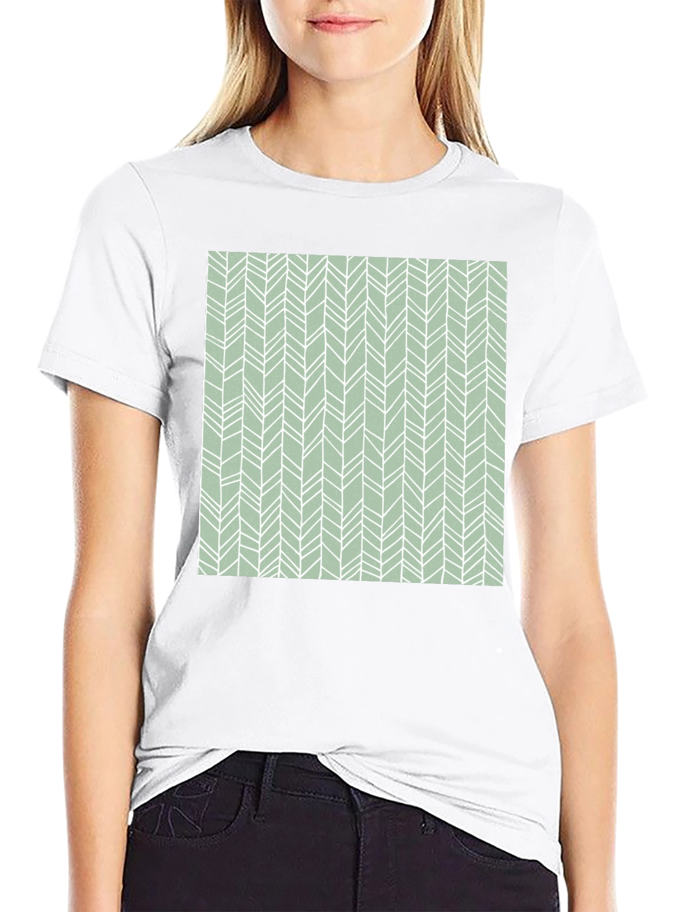 Patterned Graphic Tee - Casual Comfort