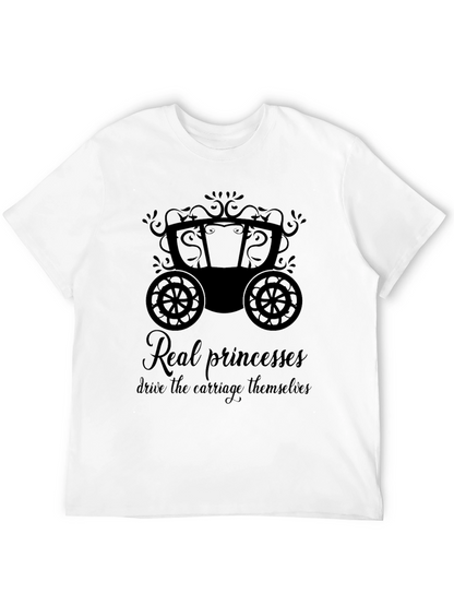 Princess Carriage Graphic Tee - Empowerment T-Shirt