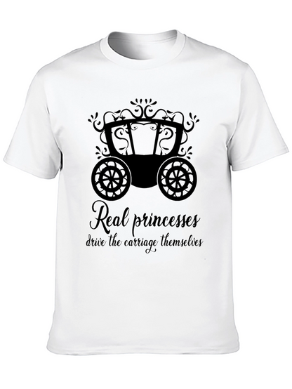 Princess Carriage Graphic Tee - Empowerment T-Shirt